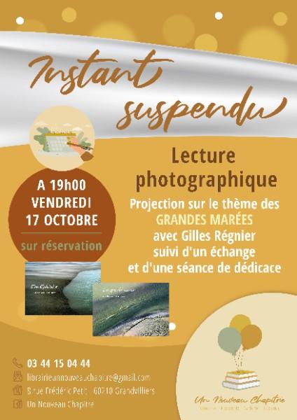 INSTANT SUSPENDU LECTURE PHOTOGRAPHIQUE